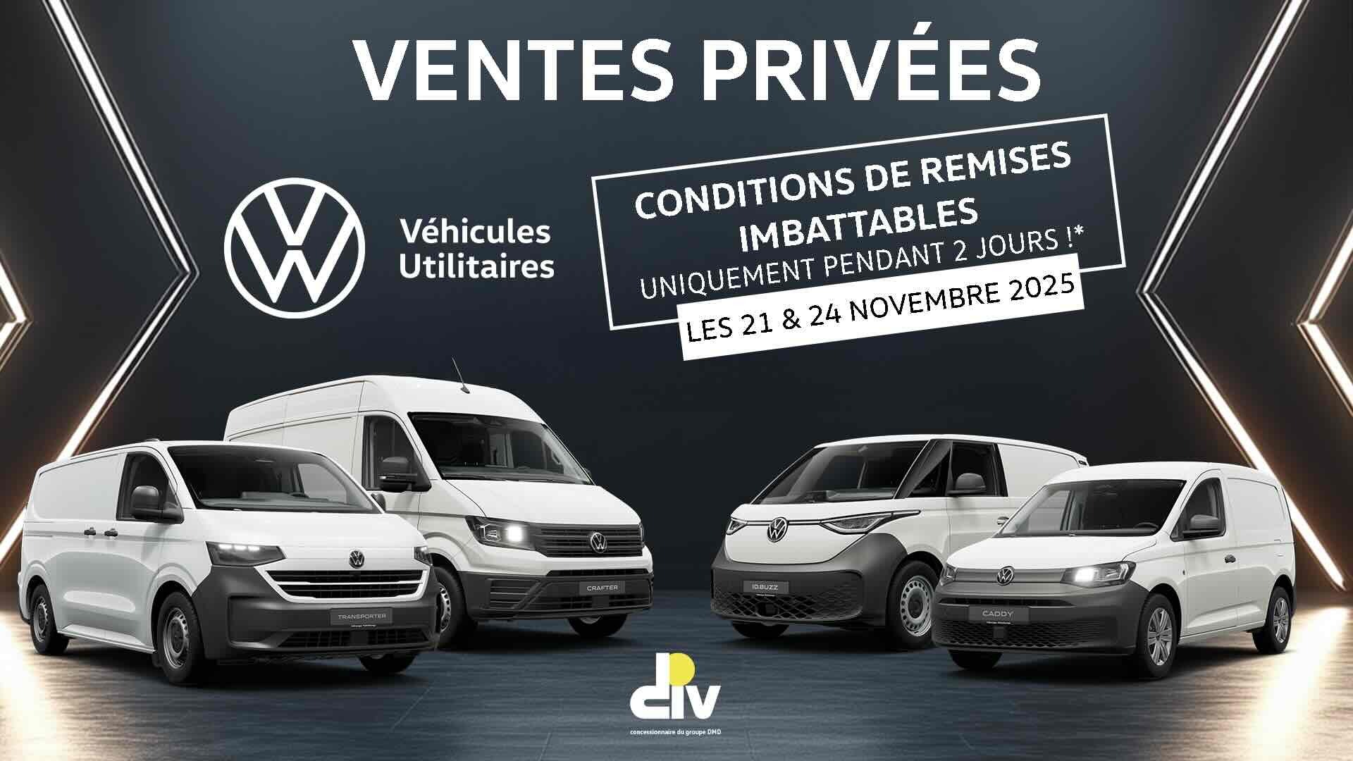 gamme VW VU Ventes privées 2025